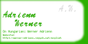 adrienn werner business card